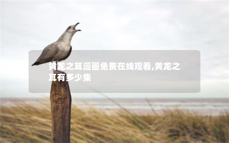 黄龙之耳漫画免费在线观看,黄龙之耳有多少集