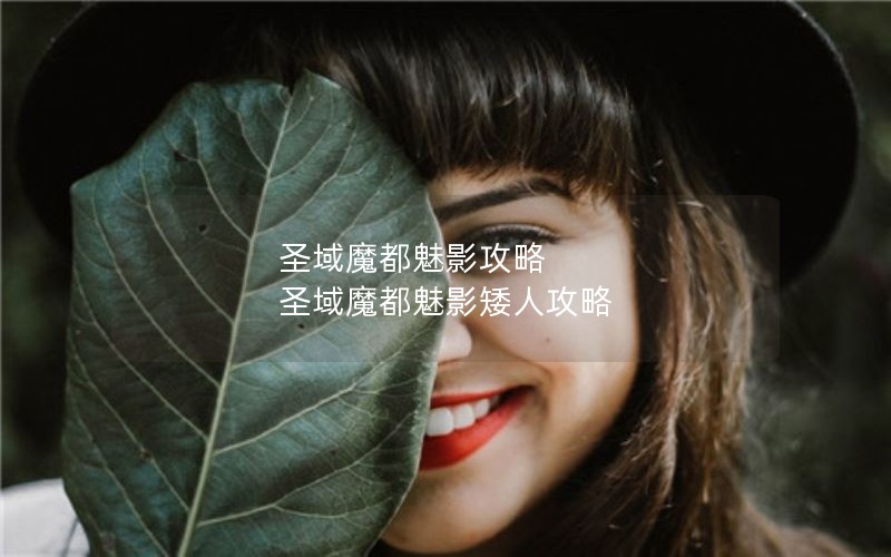 圣域魔都魅影攻略 圣域魔都魅影矮人攻略