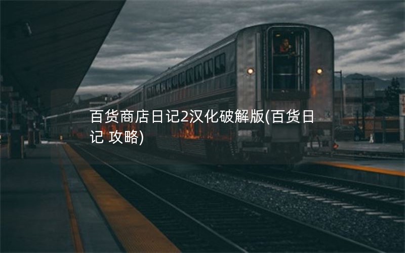 百货商店日记2汉化破解版(百货日记 攻略)