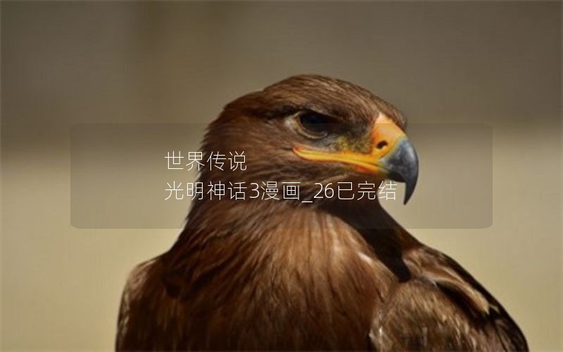 世界传说 光明神话3漫画_26已完结