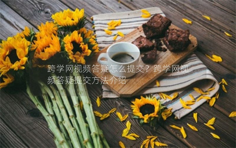 跨学网视频答疑怎么提交？跨学网视频答疑提交方法介绍