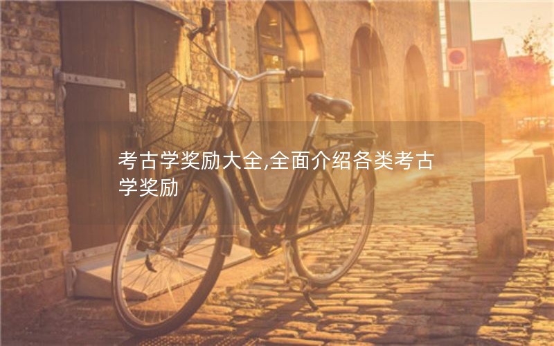 考古学奖励大全,全面介绍各类考古学奖励