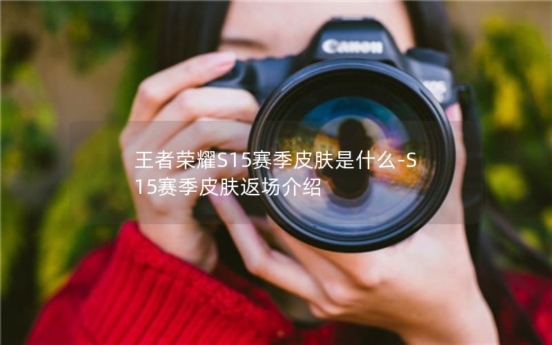 王者荣耀S15赛季皮肤是什么-S15赛季皮肤返场介绍