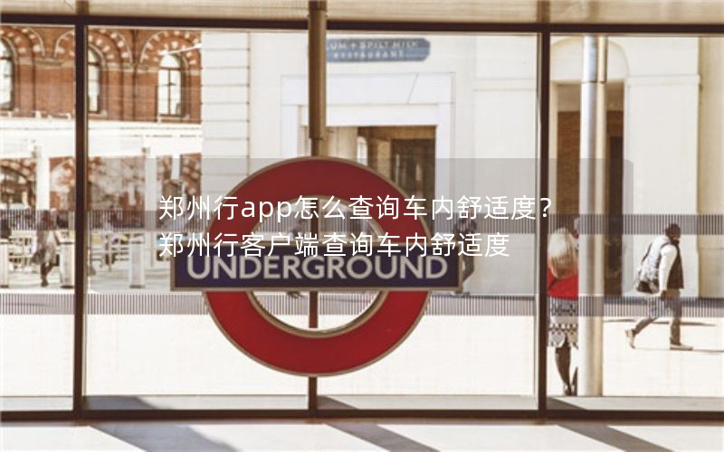 郑州行app怎么查询车内舒适度？郑州行客户端查询车内舒适度