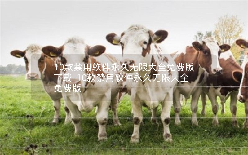 10款禁用软件永久无限大全免费版下载-10款禁用软件永久无限大全免费版