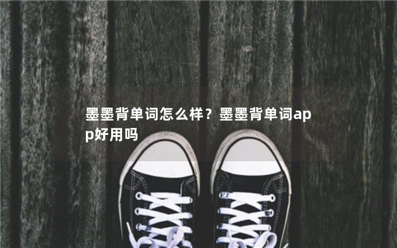 墨墨背单词怎么样？墨墨背单词app好用吗