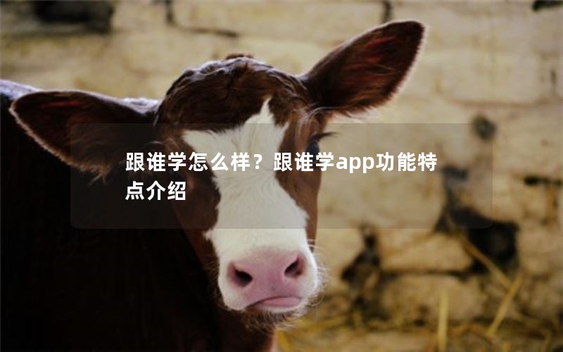 跟谁学怎么样？跟谁学app功能特点介绍