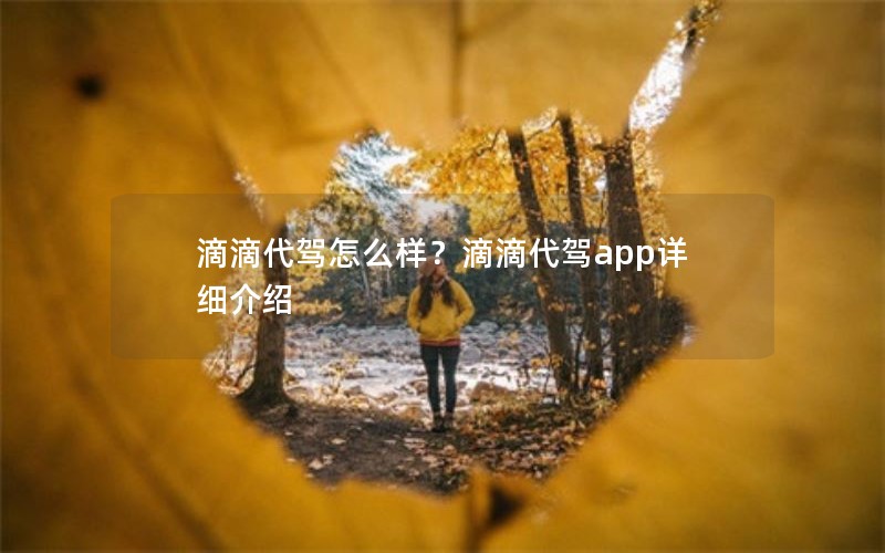 滴滴代驾怎么样？滴滴代驾app详细介绍