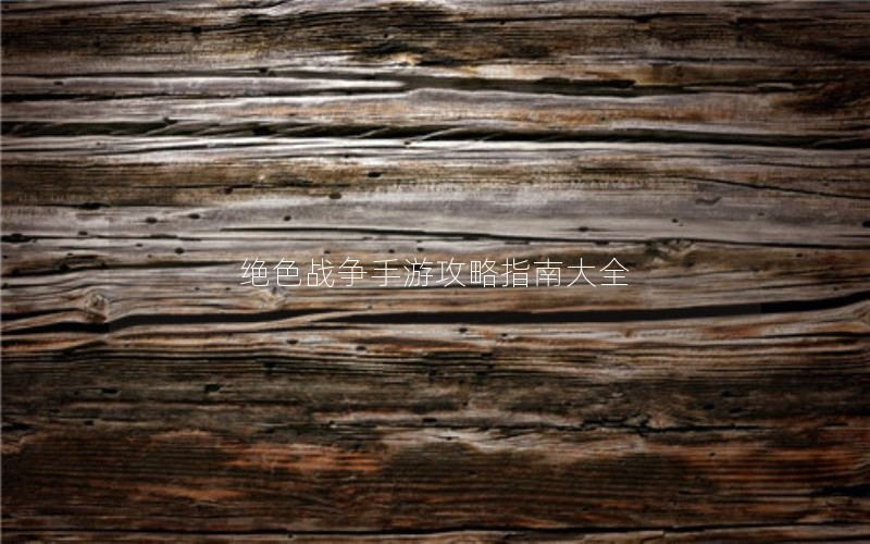 绝色战争手游攻略指南大全