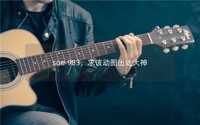 soe 983，求该动图出处大神