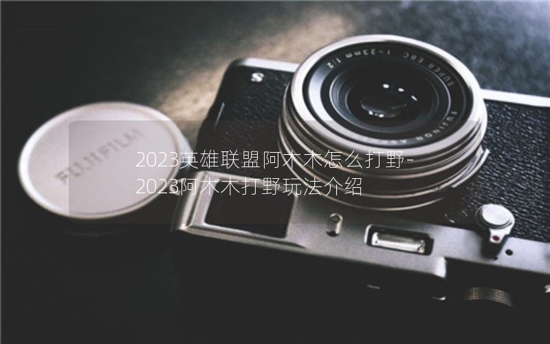 2023英雄联盟阿木木怎么打野-2023阿木木打野玩法介绍 2023英雄联盟阿木木怎么打野-2023阿木木打野玩法介绍