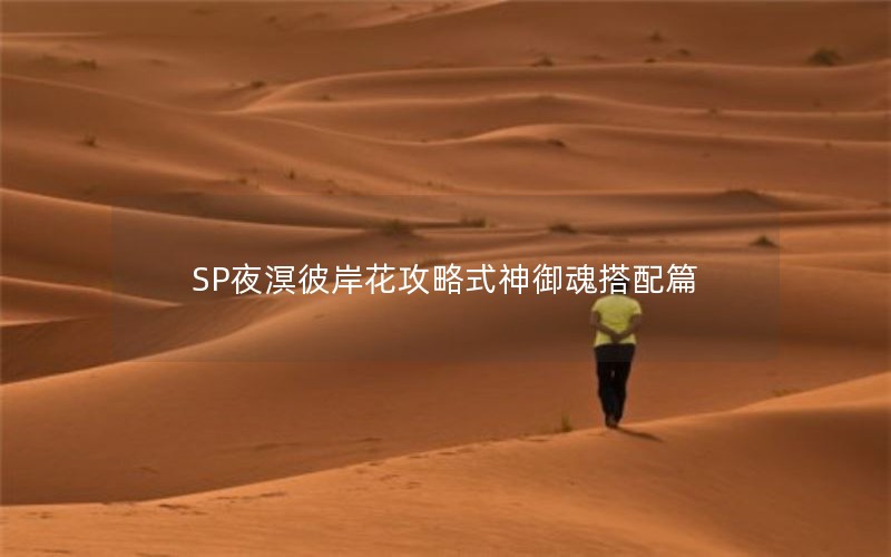 SP夜溟彼岸花攻略式神御魂搭配篇
