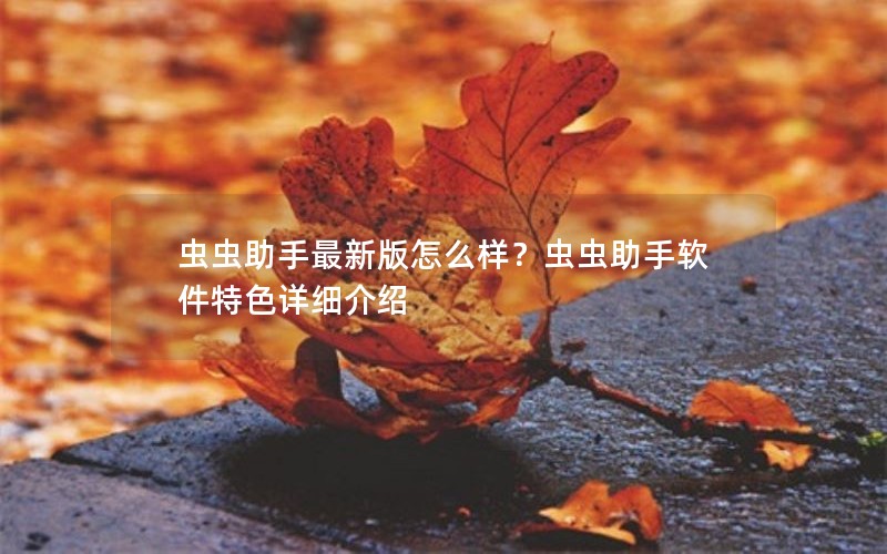 虫虫助手最新版怎么样？虫虫助手软件特色详细介绍