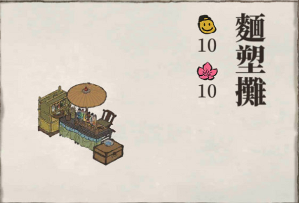 江南百景图面塑摊作用是什么