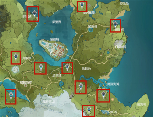 原神地灵龛有多少个 地灵龛位置汇总