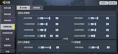 使命召唤手游狙击枪灵敏度调多少好