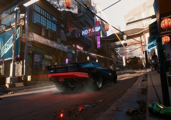 赛博朋克2077跑车截图