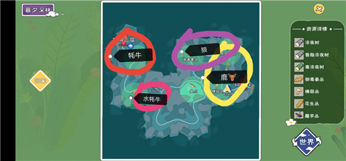 小森生活动物分布位置大全 动物都在哪刷新的