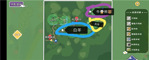 小森生活动物分布位置大全 动物都在哪刷新的