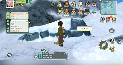 小森生活雪莲什么时候刷新 雪莲晚上有吗