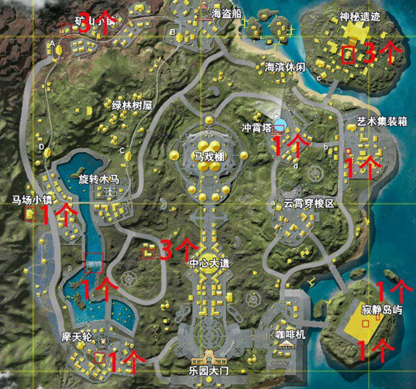 荒野行动杰克的宝箱在哪 杰克的宝箱位置介绍