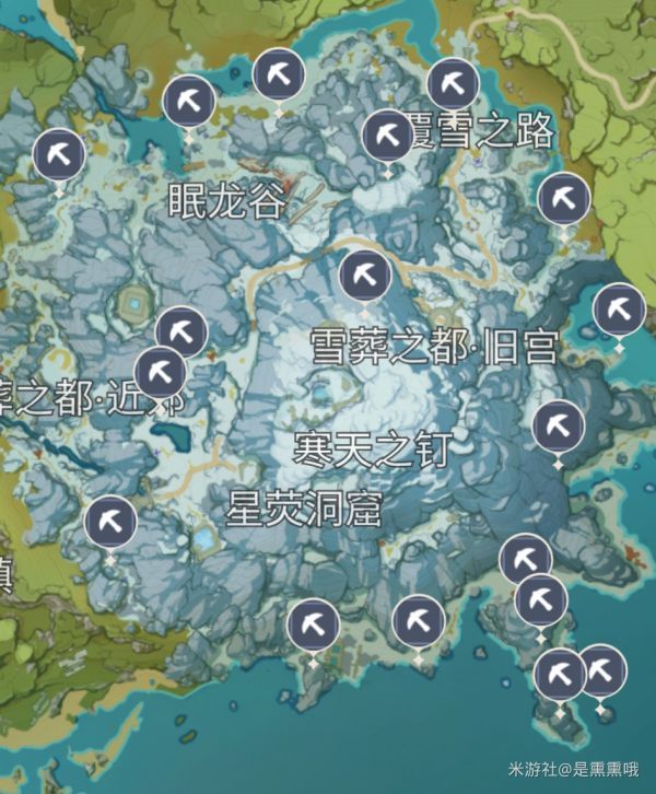 原神星银矿石在哪里最多 星银矿石位置分布
