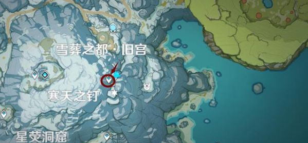 原神龙脊雪山石碑大门在哪里
