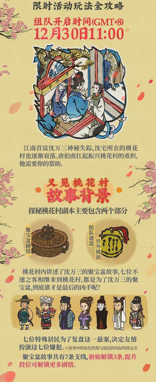 江南百景图又见桃花村怎么进 又见桃花村详细攻略