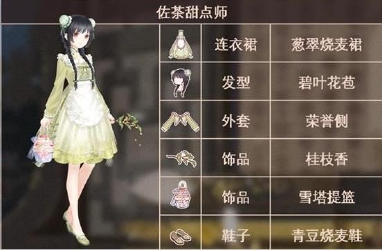 奇迹暖暖采蜜小精灵搭配推荐 佐茶甜点师怎么搭配