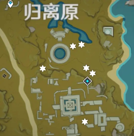 原神归离原秘宝迷踪位置