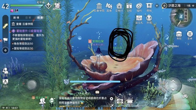 天谕手游水母之梦任务怎么完成