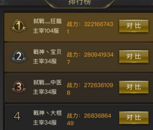 一刀传世最高战力在哪个服 最高战力充了多少钱