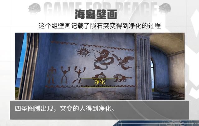 和平精英海岛壁画说明了瘟疫已经得到净化