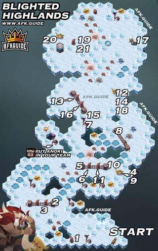 剑与远征雪与火通关路线图 雪与火试炼之地攻略