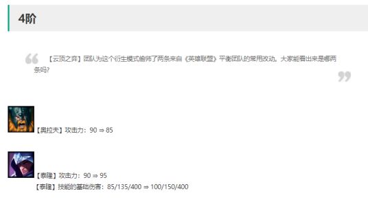 云顶之弈11.6改动4