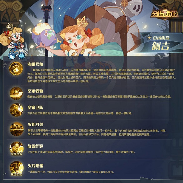 剑与远征佩吉技能怎么样 佩吉属性技能强度介绍