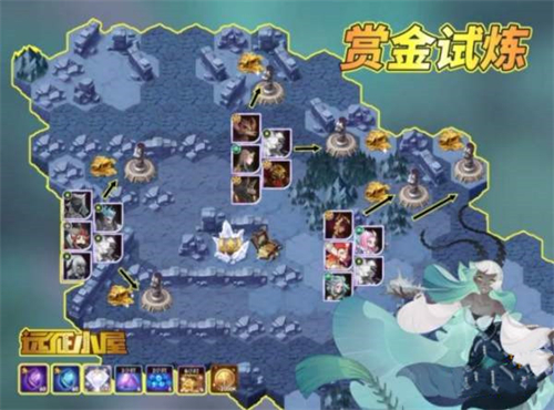 剑与远征狄塞拉的试炼之地路线图 赏金试炼攻略