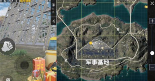 和平精英军事基地空中走廊在什么位置 打卡点位置分享