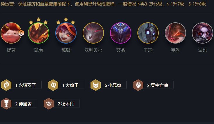 云顶之弈11.11电刀小恶魔
