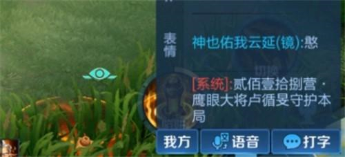 王者荣耀鹰眼大将守护本局是什么意思 开局系统提示解释