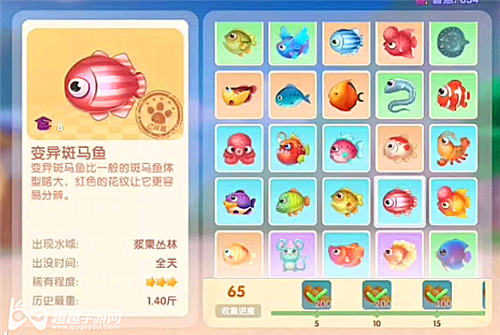 摩尔庄园手游变异斑点鱼图鉴