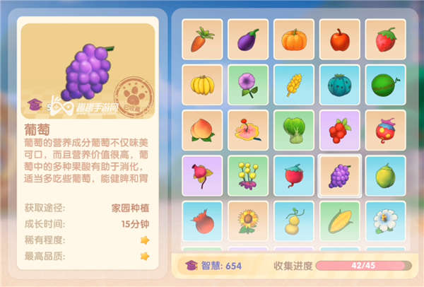摩尔庄园手游葡萄