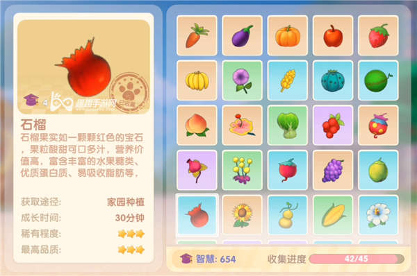 摩尔庄园手游石榴