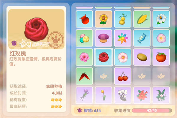 摩尔庄园手游红玫瑰