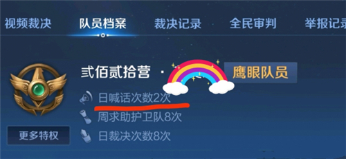 王者荣耀鹰眼护卫队日常喊话什么意思