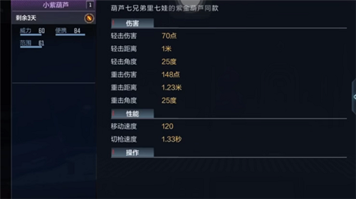 cf手游小紫葫芦是什么武器 紫葫芦作用介绍